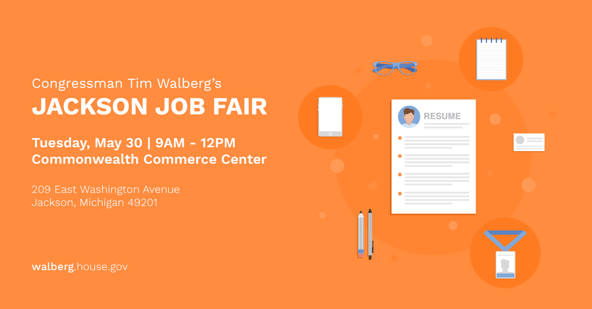 Tim Walberg Jackson Job Fair