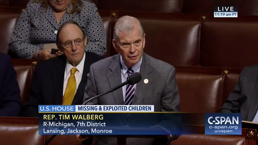 Tim Walberg Floor Remarks