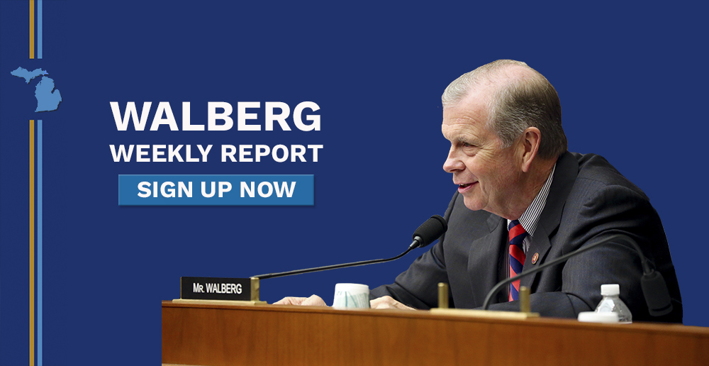 tim walberg newsletter