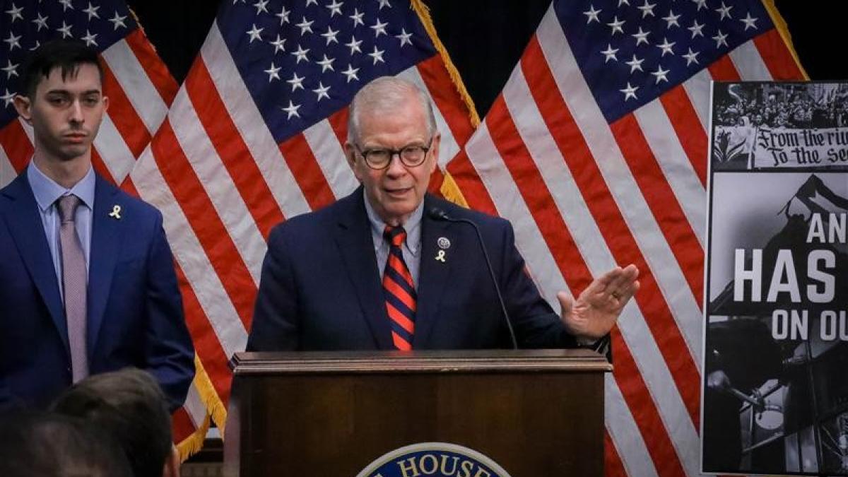 Walberg Antisemitism Press Conference May 2025