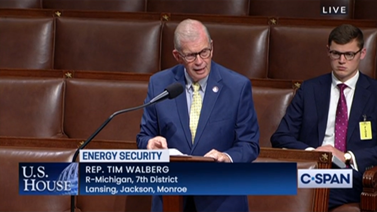 Tim Walberg Energy Security