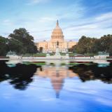 U.S. Capitol Building and Reflecting Pool