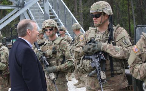 Tim Walberg Troops Military