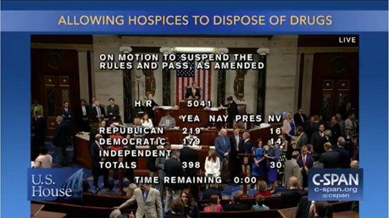 CSPAN Hospice vote tally 