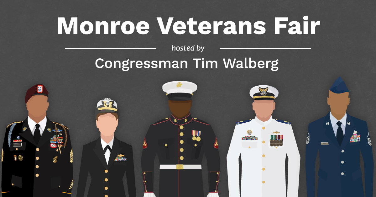 Tim Walberg Monroe Veterans Fair