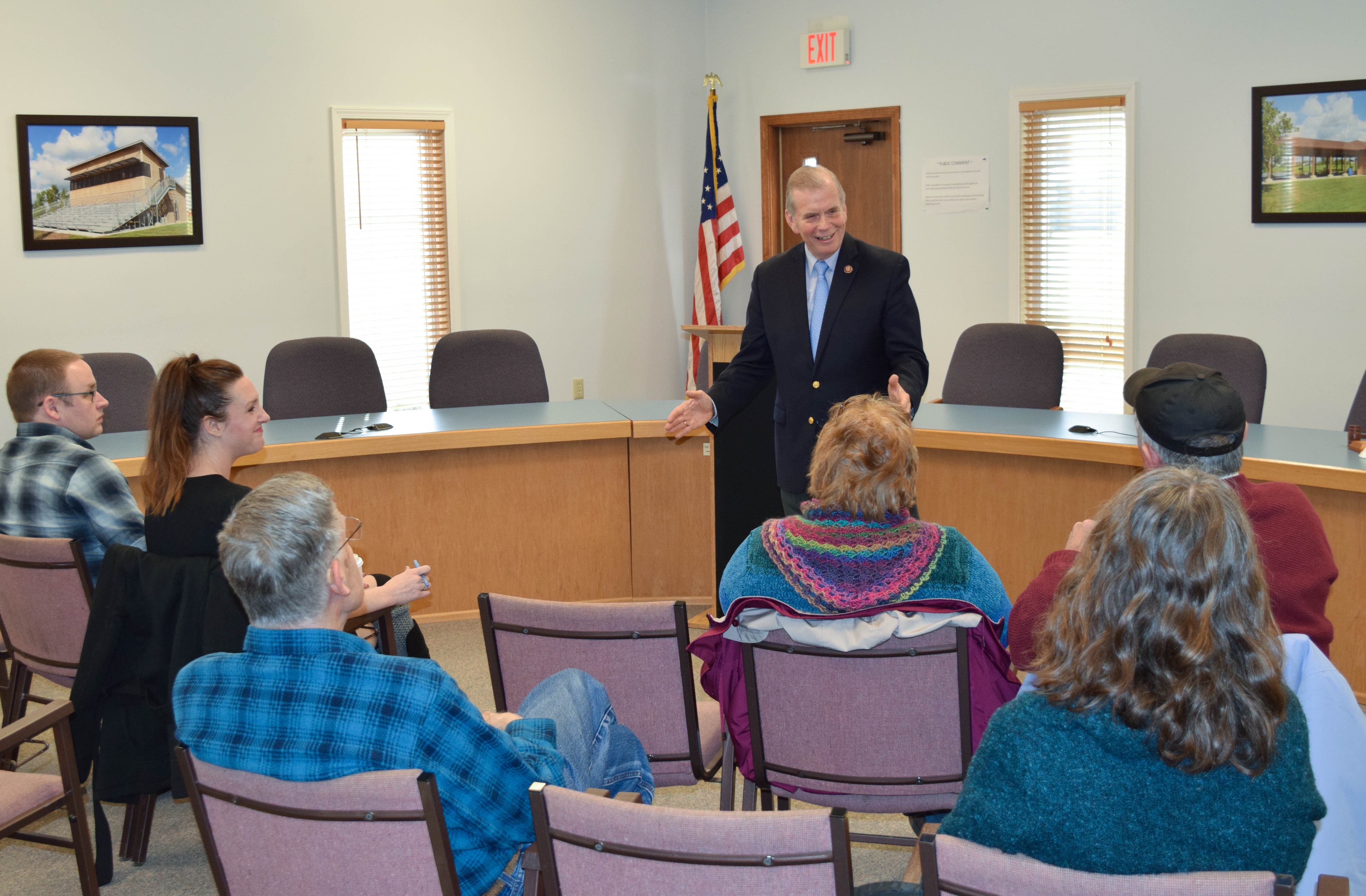 Tim Walberg March is Reading Month