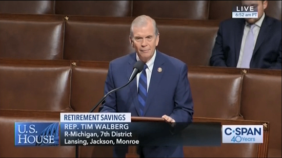 Tim Walberg Retirement