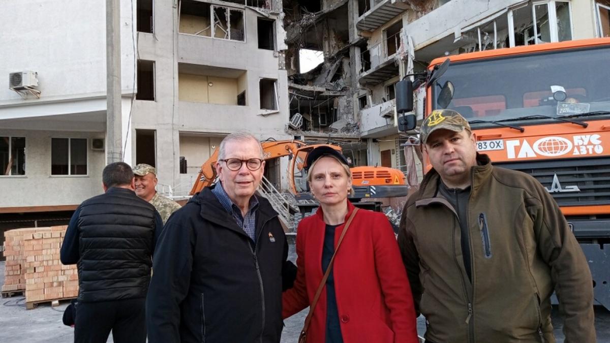 Rep. Walberg with Rep. Spartz in Odesa