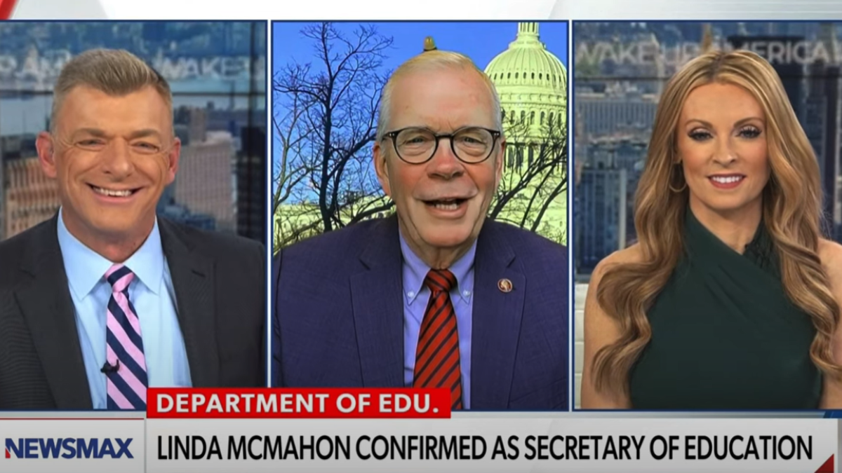 Newsmax Interview on Sec. McMahon Confirmation 