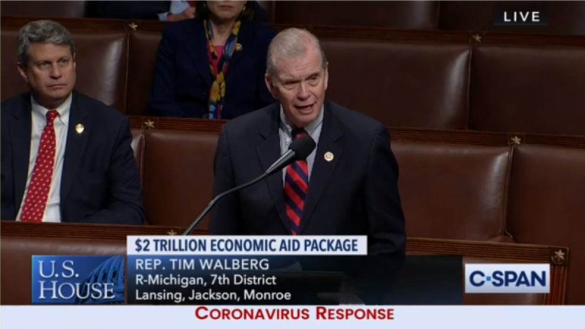 CSPAN CARES Act speech 